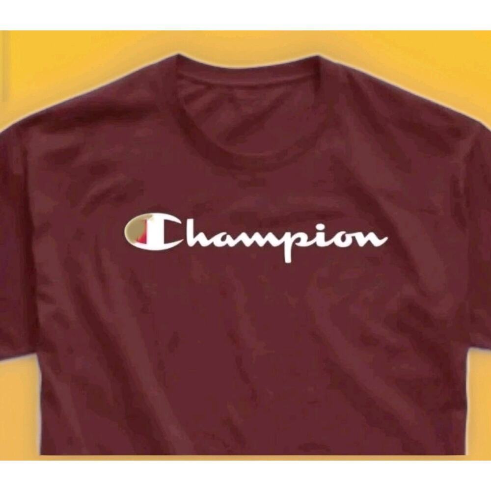Champion Performance Short Sleeve T-shirt, Maroon 4XL ATHLETIC WEAR NEW A131 - Picture 2 of 4